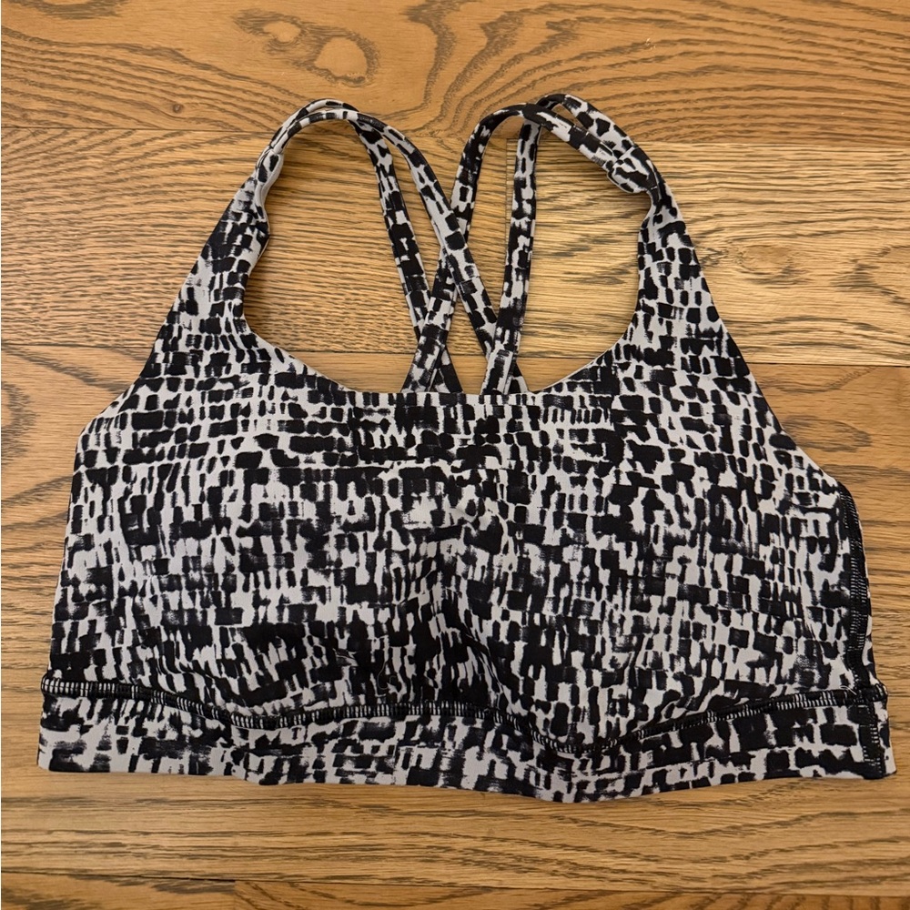 lululemon athletica Black and White Sports Bra